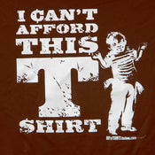 Image of I can't afford this t-shirt illustration 