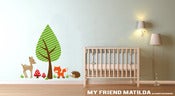 Image of Woodland Friends Wall Decal Sticker M005