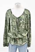 Image of Michael Michael Kors Fatigue Green Peasant 3x