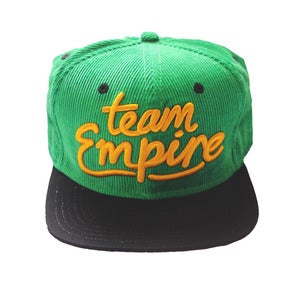 Image of Green/Black Corduroy Snapback