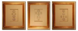 Image of Framed intaglios, set of three