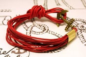 Image of Pulsera 14 Cordones Roja