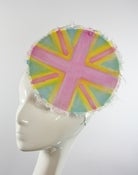 Image of Union Jack Fascinator in Pastels 