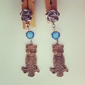 Image of WISE OWL EARRINGS