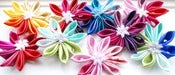 Image of Ombre Headpiece / Fascinator / Brooch - Ombre Kanzashi Flower - Choose your colour