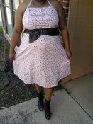 Image of Torrid Stars Full Tulle Halter Dress Sz 18