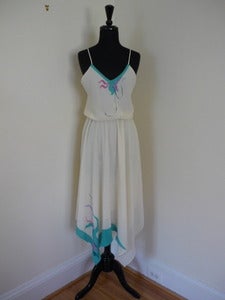 Image of Lizzy & Johnny handpainted strappy dress