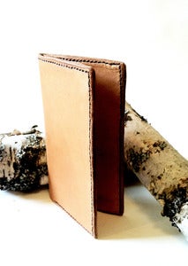 Image of Slim Suit Wallet for Men. Leather Wallet Handmade in America