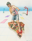 Image of Nerd on Pizza