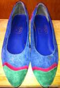 Image of The Touch of Nina Suede Flats - 7 Narrow