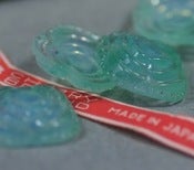 Image of Milky Glass Square Cabochon~Vintage~ Japanese