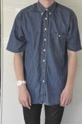 Image of Short Sleeve Denim Shirt