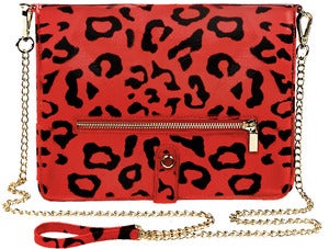 Image of Polly - Leopard Print in Coral