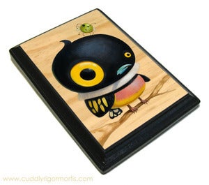 Image of "Boid" mounted giclee print