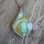 Image of petal drop necklace - french cut 287 *SOLD*