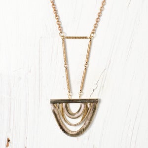 Image of Limited Edition Art Deco Pendant Necklace