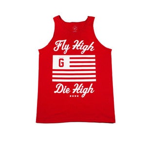 Image of Fly High Die High Tank in Cardinal Red 