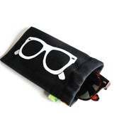 Image of Classic Frames ) Squeeze Eyeglass Case Slash Sunglass Case