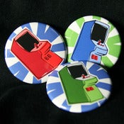 Image of Retro arcade cabinet button