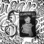 Image of 'Zombie Popcorn' Keyring 