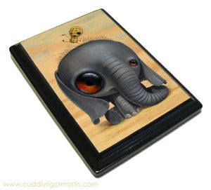 Image of "Effelant" mounted giclee print