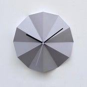 Image of Radial Clock Grey
