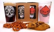 Image of Scribe Cupcake/Skull pint combo pack