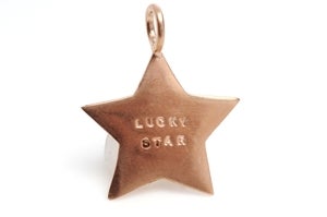 Image of 14kt Gold Lucky Star charm
