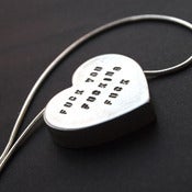 Image of Necklace - My heart says... "FYFF"