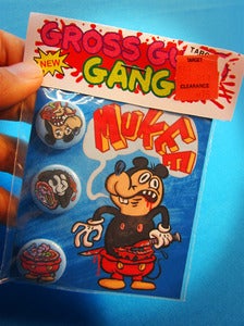 Image of GROSS GUTS GANG: Mukee pin set