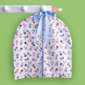 Image of Saquito porta ropa sucia celeste animalitos