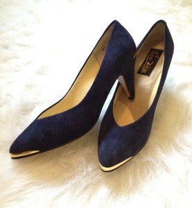 Image of *SALE* VINTAGE VANNA WHITE ORIGINALS-Navy