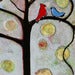 Image of Original Art Canvas Painting - Circles of Love - Wall Decor