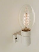 Image of PORCELAIN | vintage wall light | WHITE RIGHT ANGLE