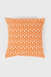 Image of Tangerine Knit Knit Cushion