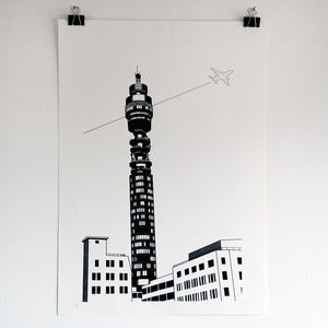 Image of BT Tower screen print