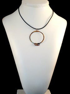 Image of Floating Ring Copper Pendant