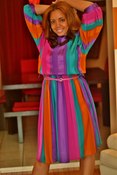 Image of Multi Striped Dress