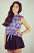 Image of Studded Cropped Flannel (WAS $35)