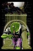 Image of SPIDERMAN VS THE LIZARD - COLORED PRINT