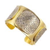 Image of Suzy Cuff - Gold Python