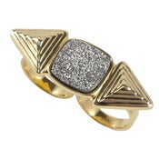 Image of Cleo Ring - Silver Druzy