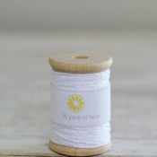 Image of Silver & White Glitter Twine
