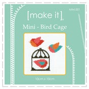 Image of Bird Cage - Mini Cross Stitch