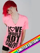 Image of Neon Pink Limits V-Neck
