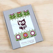 Image of Retro Owl Note Cards