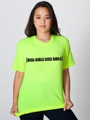 Image of Neon Yellow Real Girls Kiss Girls