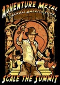Image of "Adventure Metal Across America" Tour Poster (ROLLED)