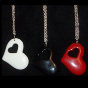 Image of Plastic Heart Necklace