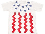 Image of LIV WEALTHY GOD BLESS AMERIKA T-SHIRT WHITE